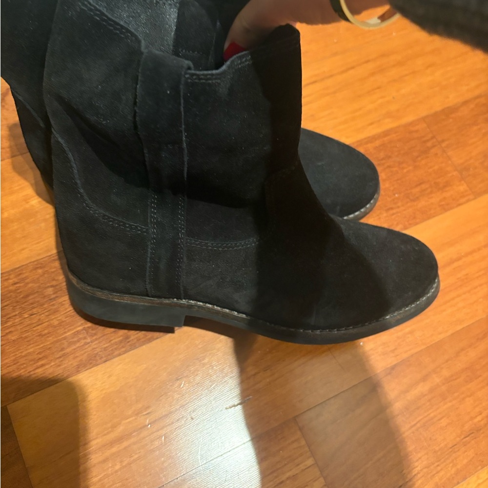 Isabel Marant Black Suede Ankle Boots worn once excellent condition! - Picture 6 of 12